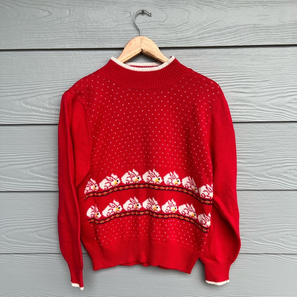 Vintage Bunny Christmas Sweater